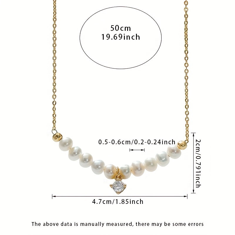 Natural Freshwater Pearl Necklace 5-6mm